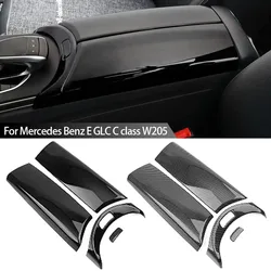 ABS 탄소 섬유 컬러 자동차 인테리어 센터 팔걸이 박스 트림 커버, 메르세데스 벤츠 C E GlC 클래스 W205 W213 X253 에 적합