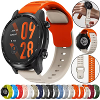 20mm 22mm Watch Strap For TicWatch Pro 3 Ultra GPS LTE Smartwatch Bracelet Silicone Band For TicWatch Pro E3 E2 S2 C2 GTX GTH