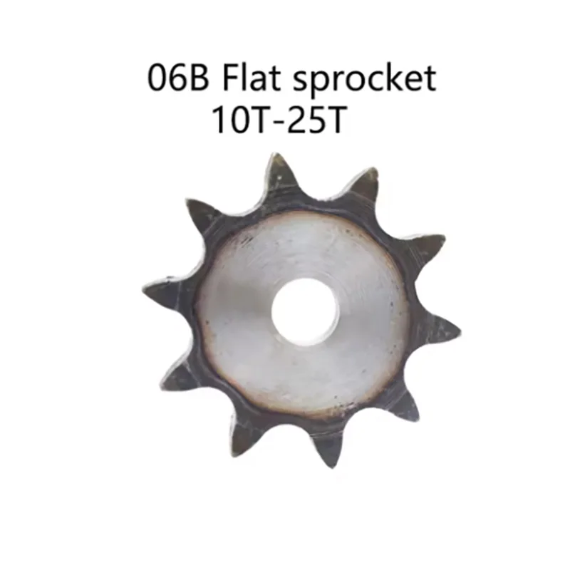 Kettenradplatten 06B/08B 10A/16A ANSI 1" Teilung 10T-45T gehärtete Zähne A3-Stahlförderband/Landwirtschaft/Industrieantriebsräder