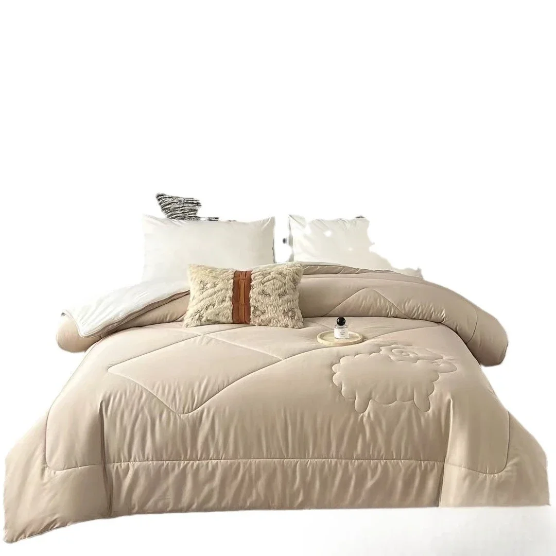 Silk, mother and child quilt, skin-friendly, moisture absorption, perspiration, winter quilt, home, four seasons