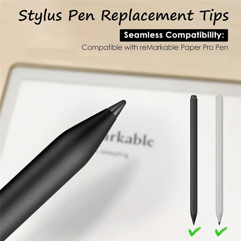 Embouts de rechange compatibles avec le stylo Pro en papier remarquable, 6 pièces, pointes de rechange compatibles avec le marqueur remarquable Plus-A91R