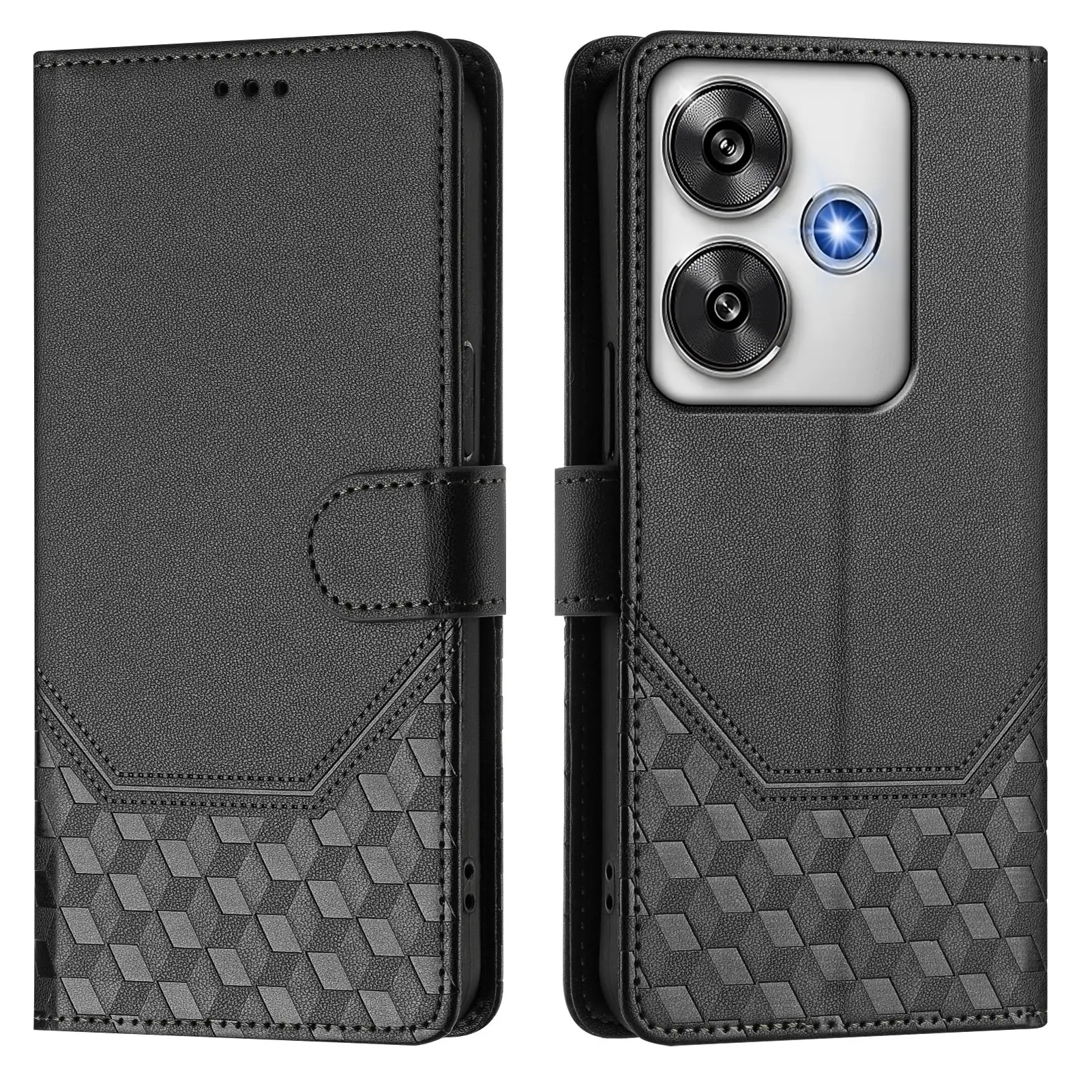 3D Leather Phone Fl…