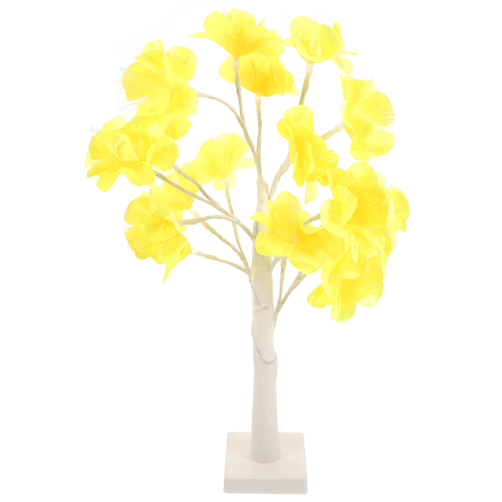 

Camellia Tree Lamp Light Led for Bedroom Nightstand Desktop Lights Plastic Trees Decoration Indoor Tabletop Lamps