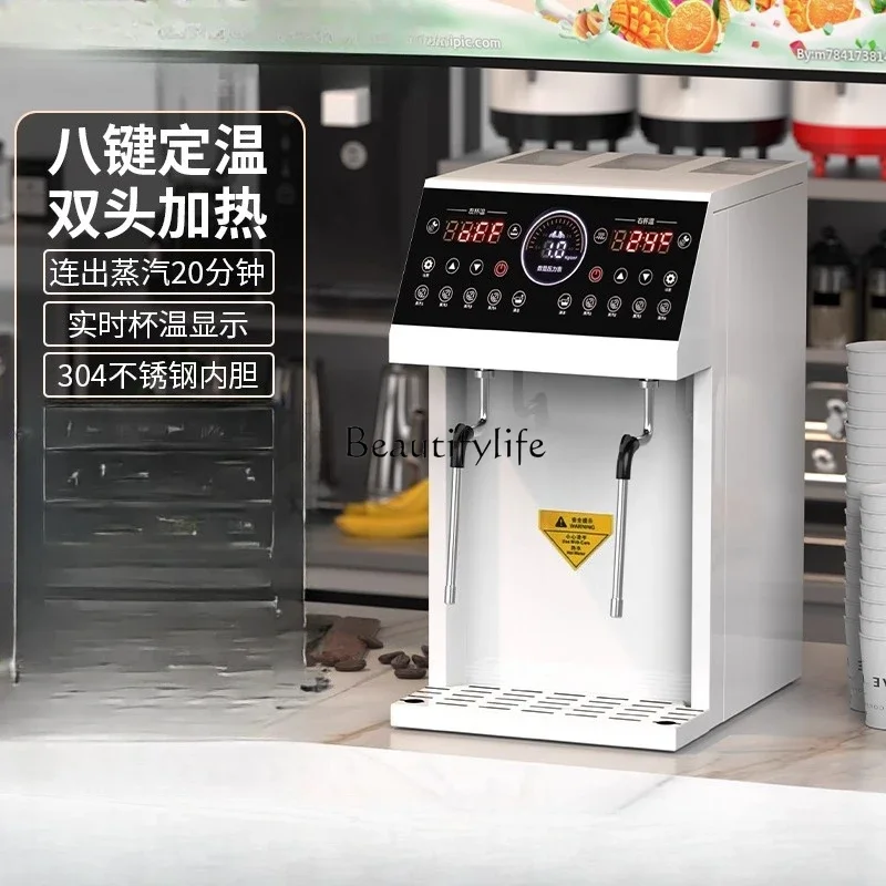 2 Steam boiling water machine Milk tea shop commercial automatic heater milk foam machine