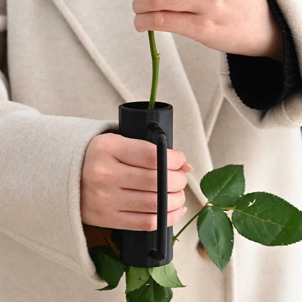 Cylindrical Design Rose Thorn Remover Reusable Rose Trim Clip Thorn Stripper Tool With Handle Innovative Design