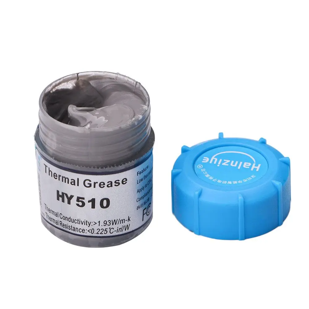 Canned Scraper HY510 CPU Chipset White Silicone Cooling Paste Compound Thermal Paste Conductive Grease Heatsink