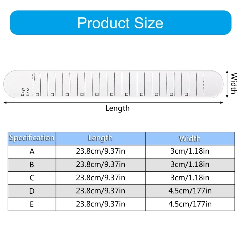 3-in-1 Slap Bracelets, MemosPad, ไม้บรรทัด, เขียนได้ Erasable Slap Bracelets Memos Pad สำหรับนักเรียนผู้ใหญ่, ถุงน่อง Fillers