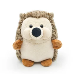 18CM Lifelike Hedgehog Plush Toys Soft Stuffed Cartoon Animal Simulation Woodland Hedgehogs Doll Cute Home Decoration Gifts