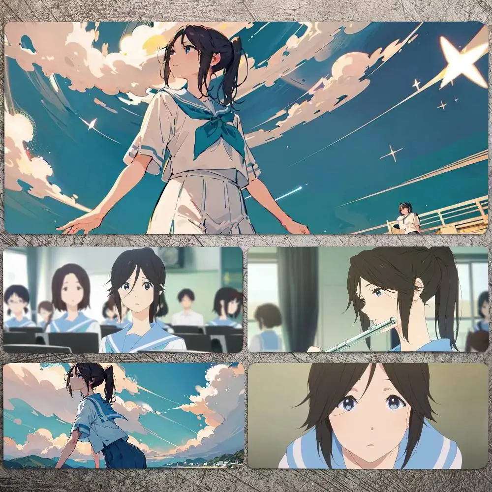 Kasaki Nozomi Anime Mousepad Non-slip Suitable For Office Computers Laptops E-sports Game Desk Mats XXL Keyboard