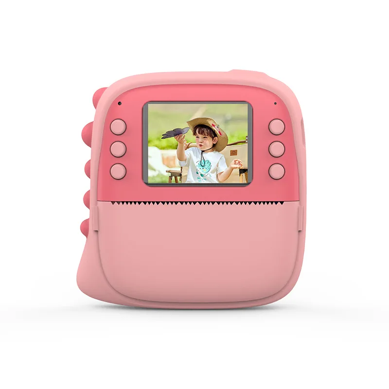 

High definition photo and video children's camera with silicone cover student children's print camera photo paper