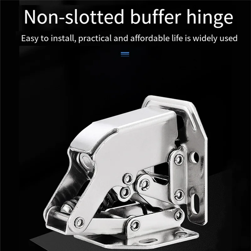 مفصلات إغلاق ناعمة 4 بوصة مشبك قابل للتعديل على مفصلات أبواب خزانة المطبخ الأوروبية مع 64 براغي-BEAU #2