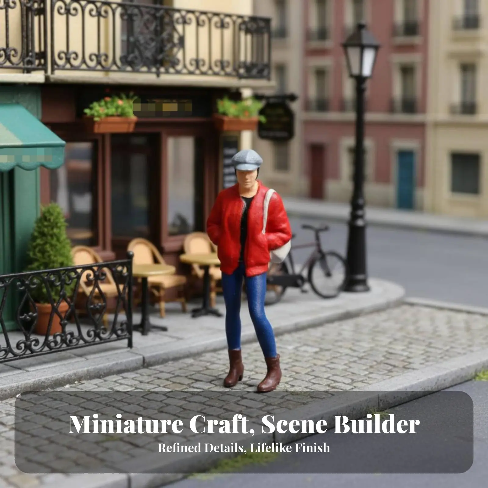 

Фигурки людей в масштабе 1:87, разные позы, масштаб HO, смешанные позы для демонстрации сцен, разноцветные, ручная роспись, из смолы