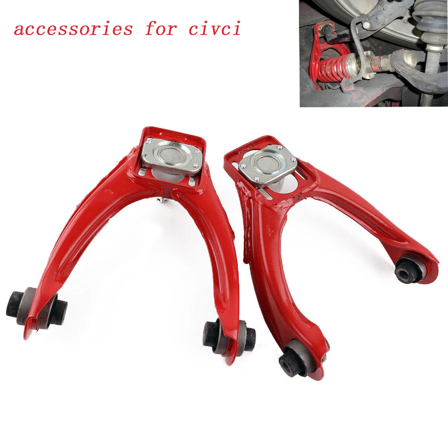 Front Upper Adjustable Control Camber A-Arms for 96-00 Honda Civic EJ EK performance suspension  upgrade