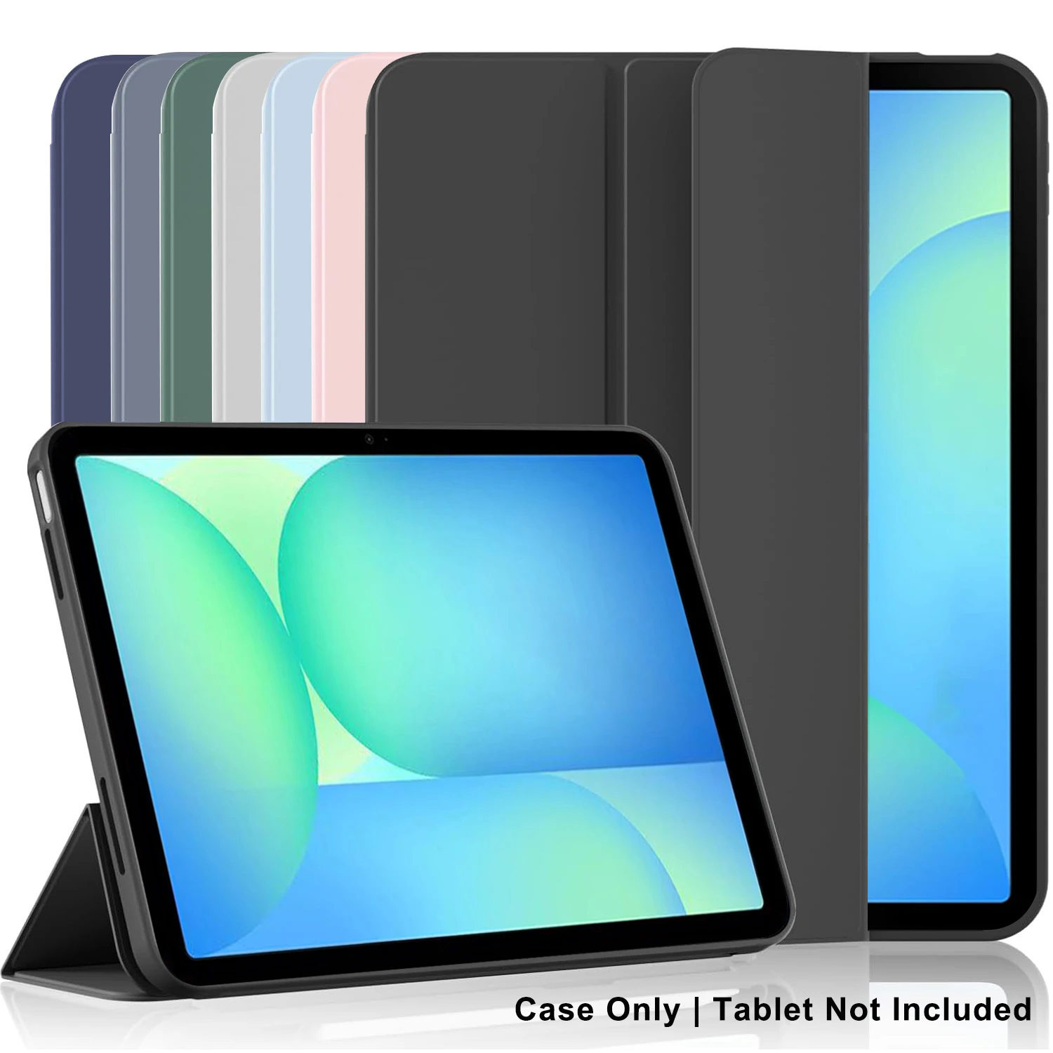 Tri-fold Flip Case For Samsung Galaxy Tab S10 / S10 FE 10.9'' 11'' 2025 SM-X720 X520 Magnetic Stand PU Leather Protective Cover