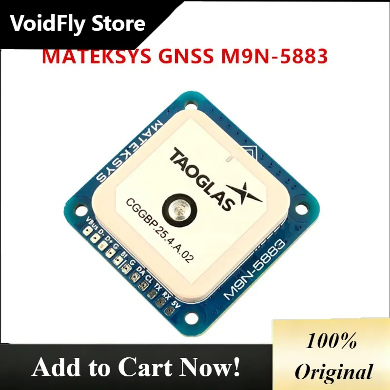 VoidFly MATEK MATEKSYS GNSS COMPASS M9N-5883 GPS For Long Rang Rc /Quadcopter/Airplane Parts
