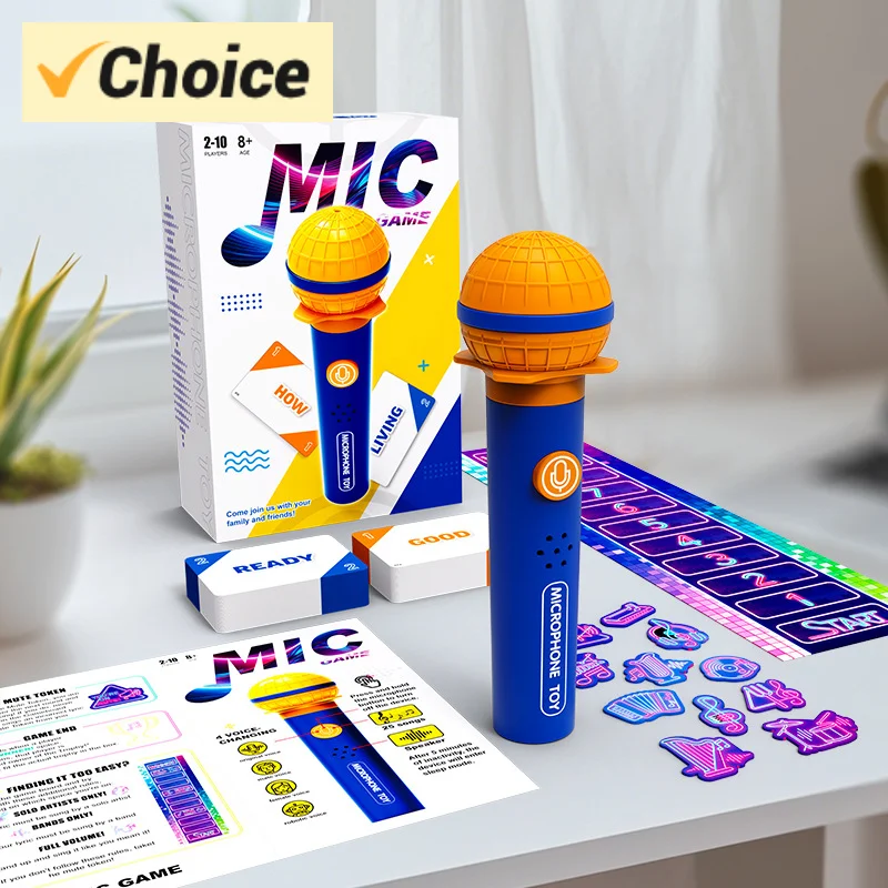 

Complete Karaoke Party Set With Wireless Microphone - 2025 Music Board Game Features 280 Song Lyrics, Ideal Gift For Game Nights