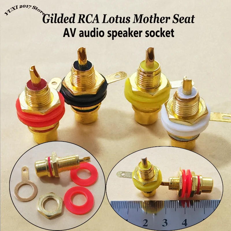 Gold Plated Rca Fem…