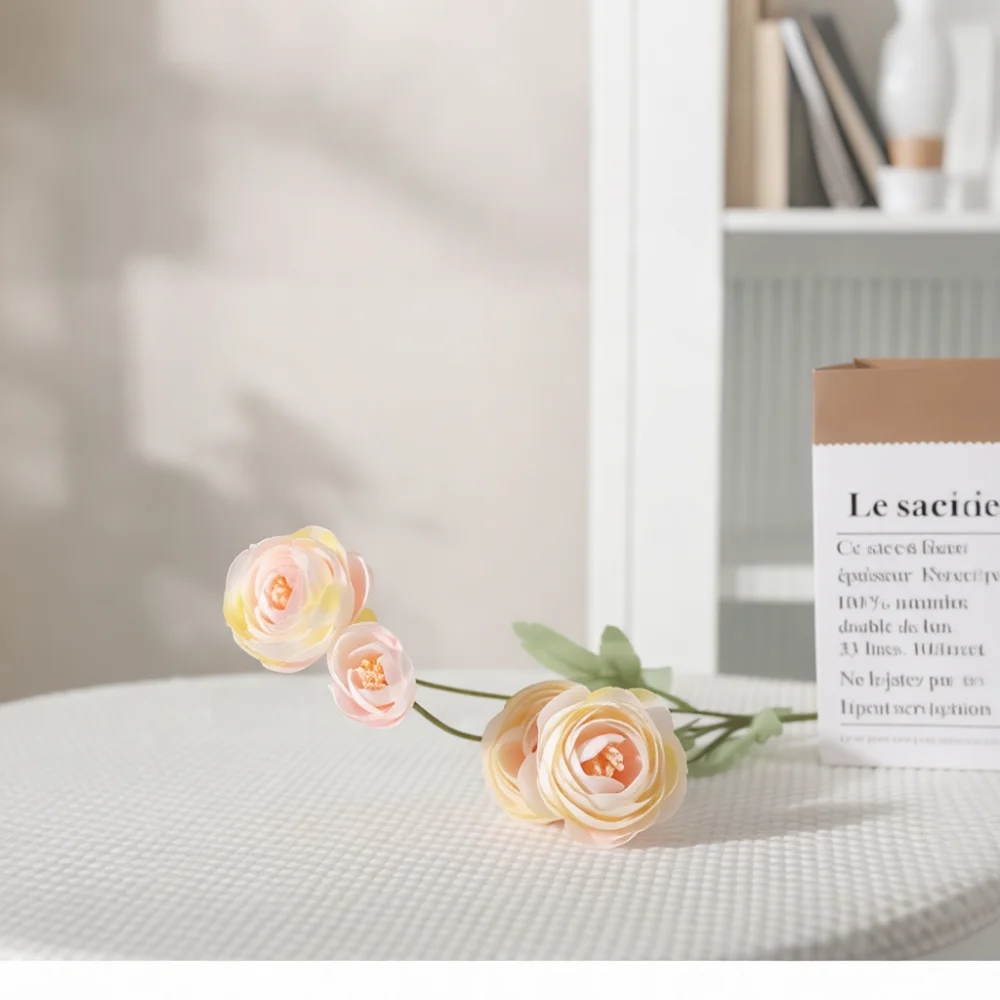 Luxury Fake Tea Rose Bouquet A - Interior Design Luxury Living Room ulasan dan harga