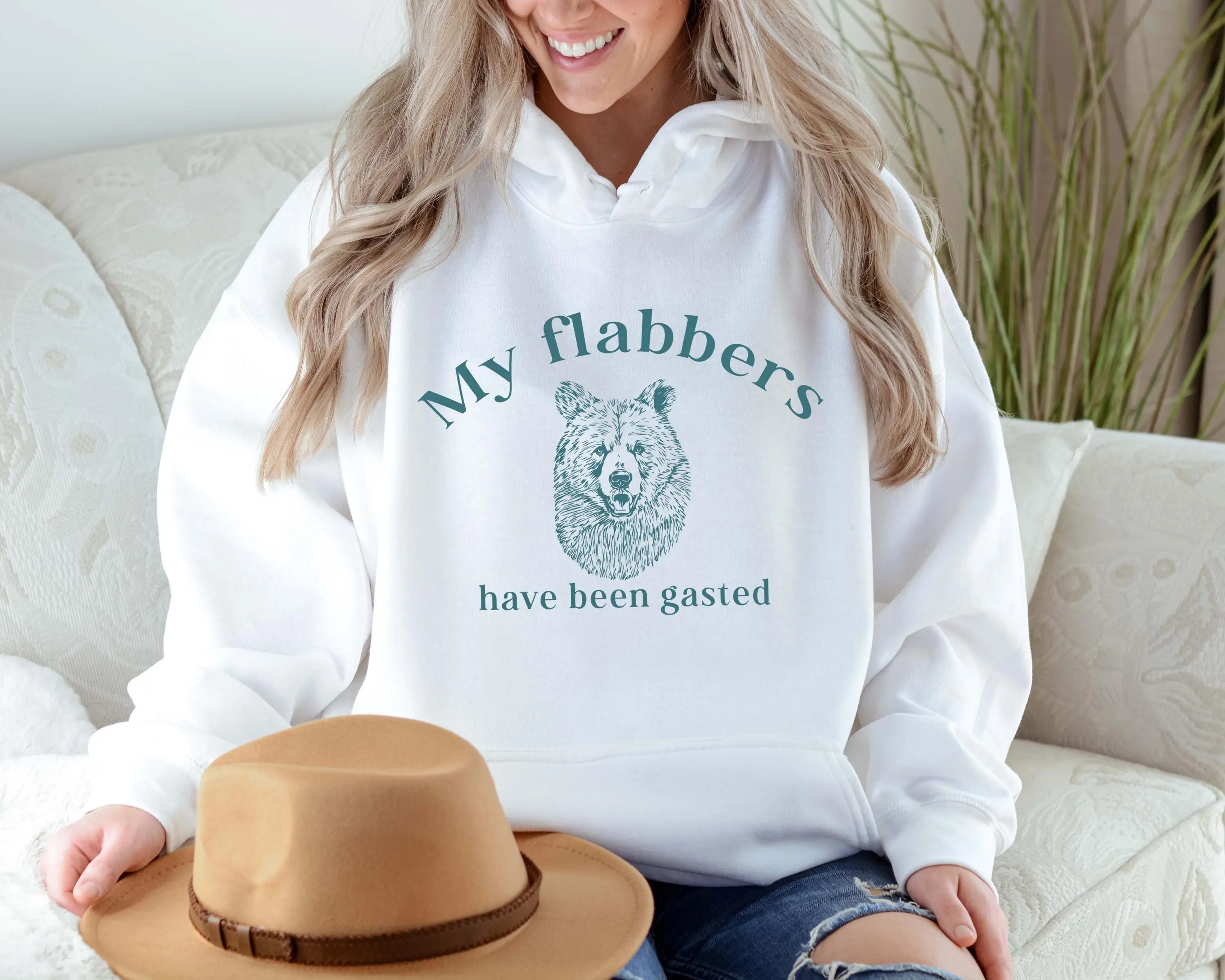 

My Flabbers Have Been Gasted Hoodie Sweatshirt Women Long Sleeve Sweatshirt Pullover Tops Fashion Vintage Autumn Winter Clothing