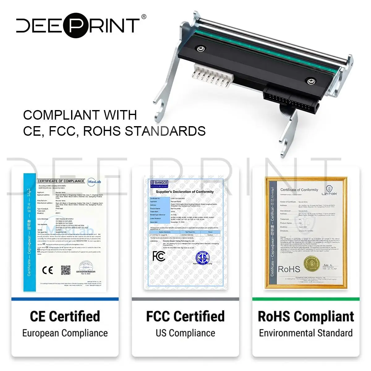 710-129S-001 203DPI Thermal Printhead for Intermec PM43 PM43C Barcode Label Printer Print Head | 3-Month Warranty