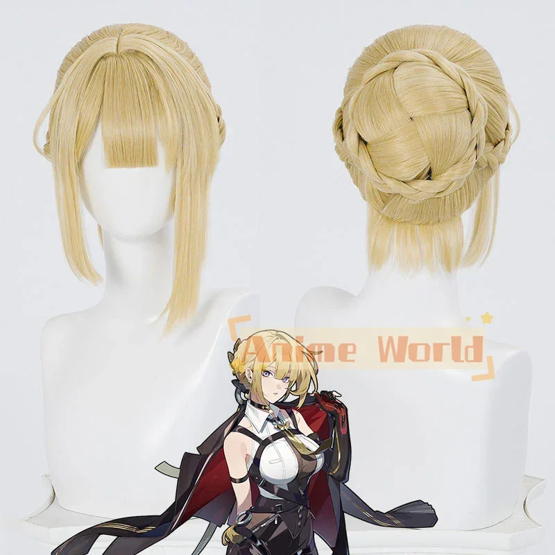 

Zenless Zone Zero Evelyn Chevalier Cosplay Wig Curly Wigs + Wig Cap