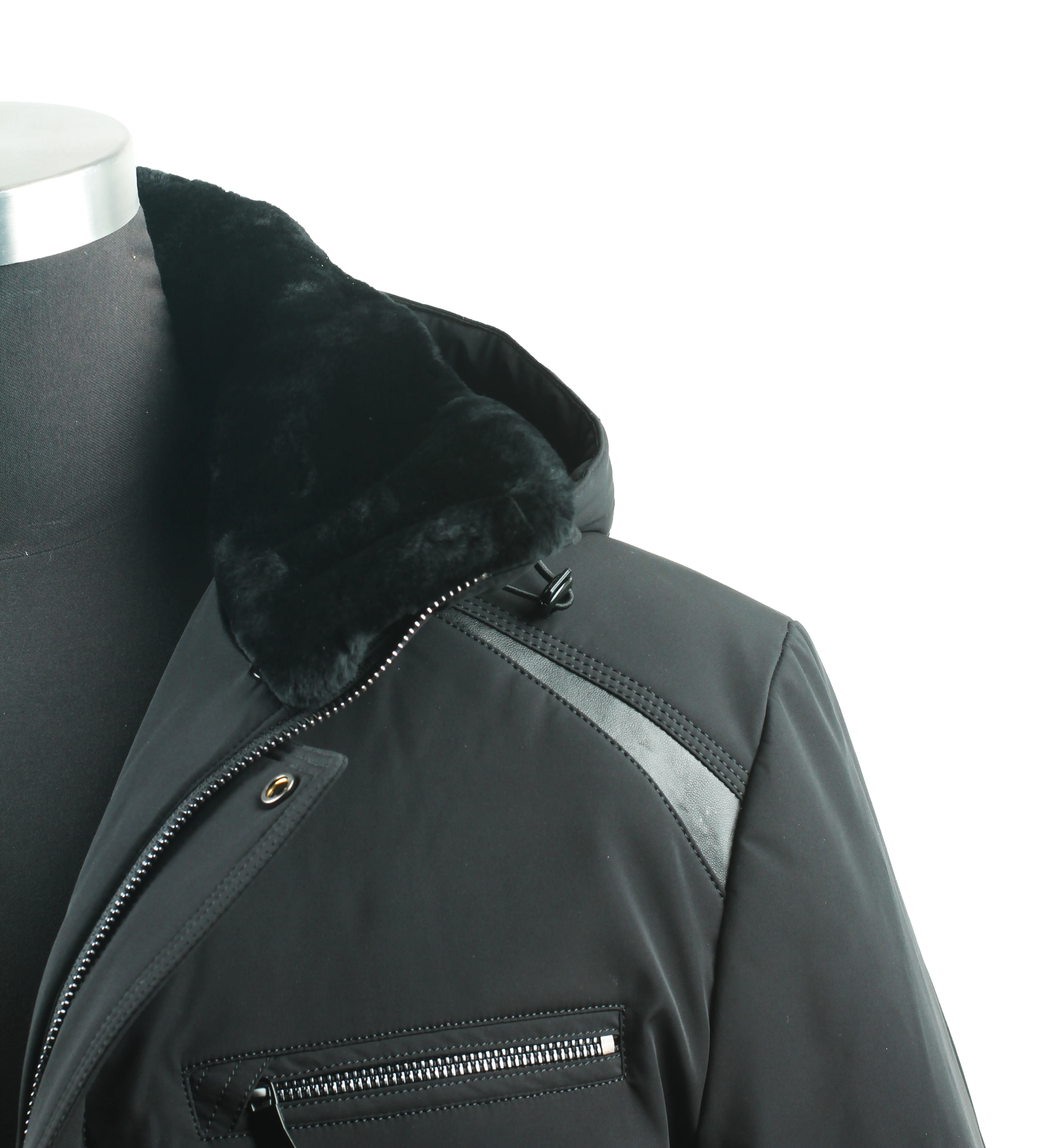 CITY CLASS Men Parka Coat Camel Fair High Quality Hot Sale Business Jacket Mink Fur Collar Hood Zipper Winter Coat for Male 2106