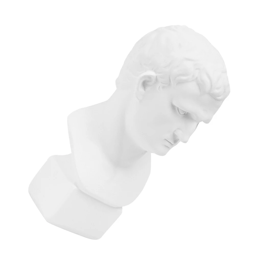 

Resin Plaster Statue Ornament Small Bust Sculptures Decor Desktop Work Lightweight Home Adornment Household Decoration Statue