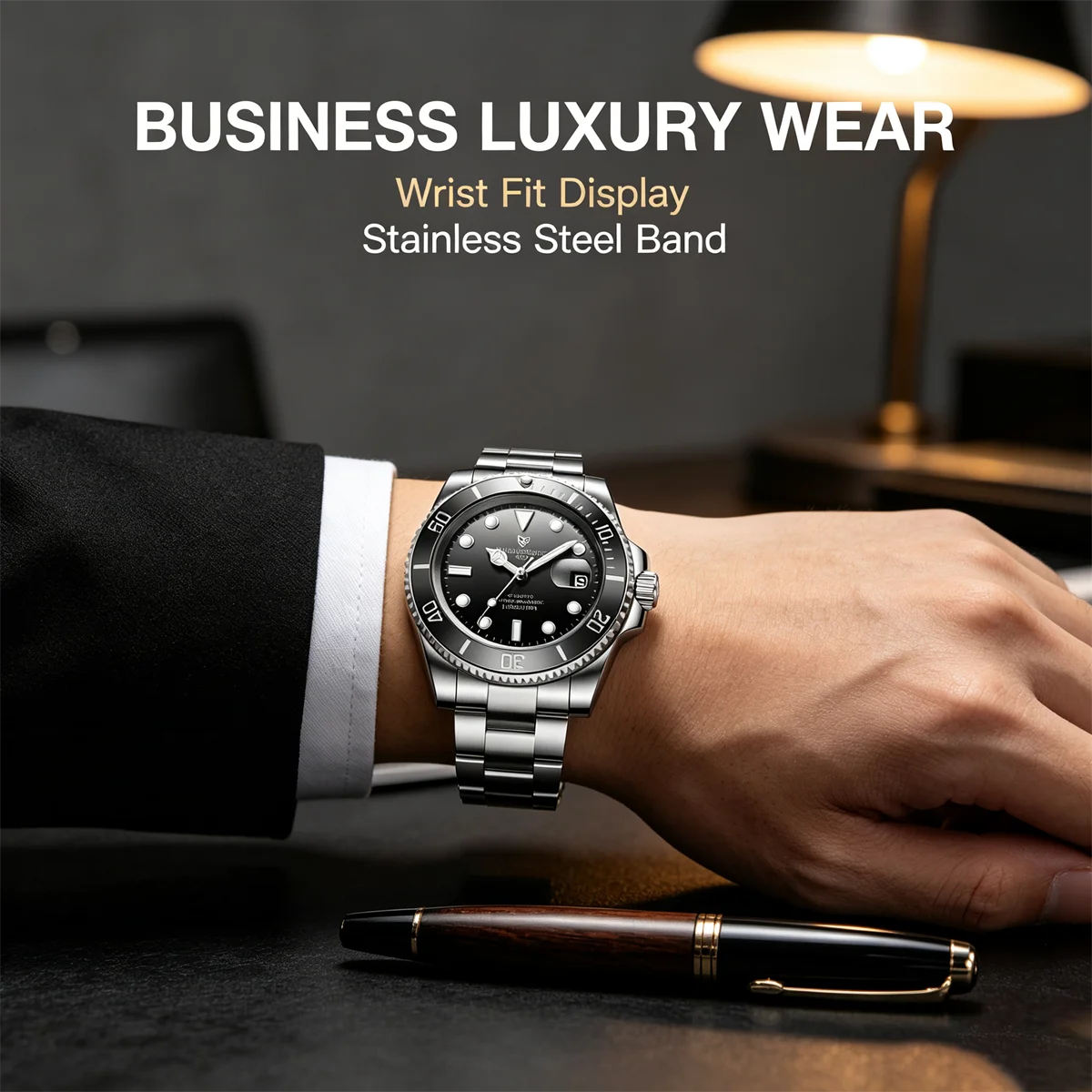 LIGE Top Luxury Men Wristwatch Diving Watch of man Automatic Mechanical Waterproof Wristwatches Machine Watch Reloj Hombre