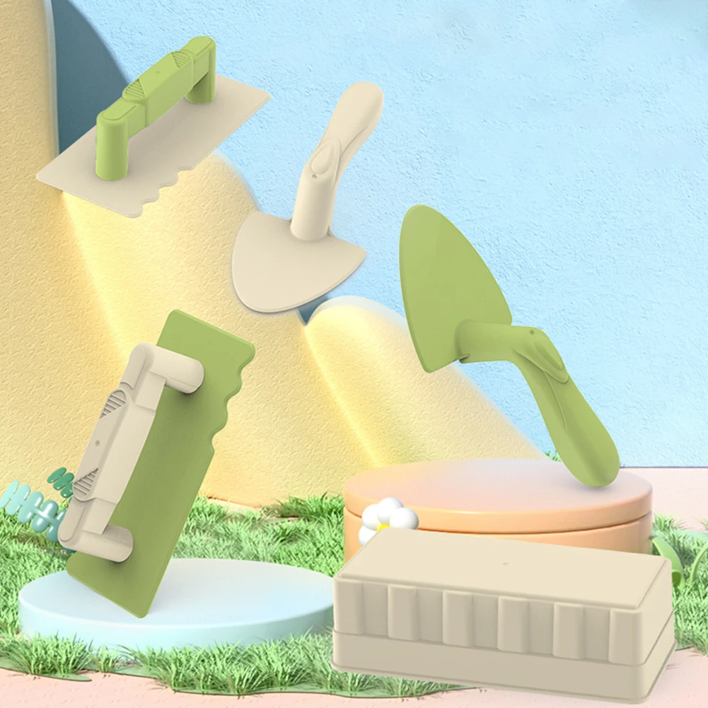 Sand Castle Building Kit 14Pcs Beach  with Sand Castle Molds Watering Can Rake Shovel Sand Castle  for Beach for Kids