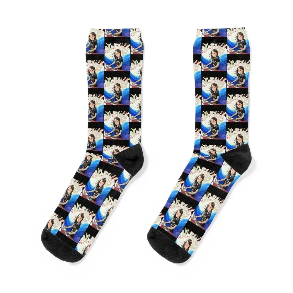 

K Flay Art Socks fashionable kawaii hiking Ladies Socks Men's