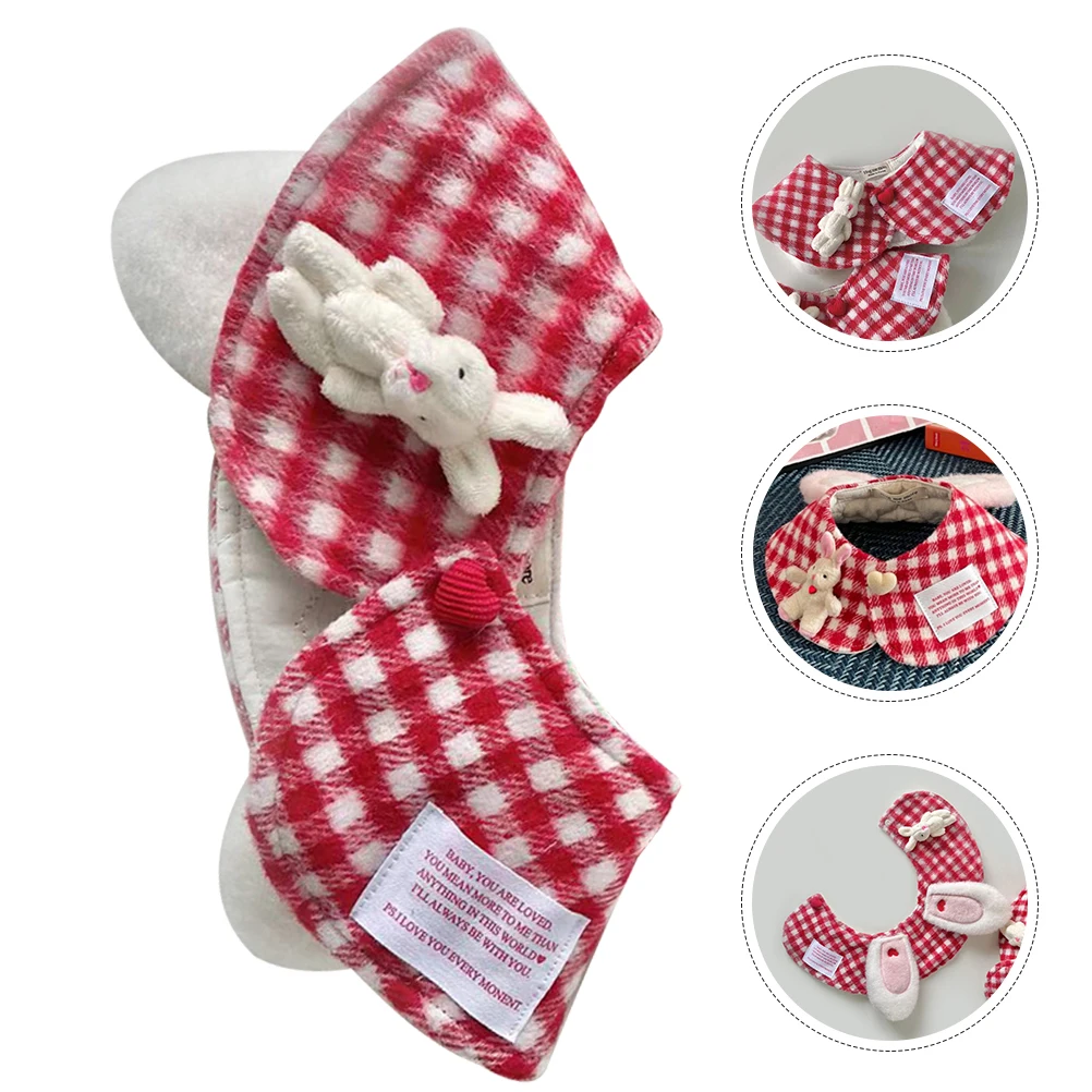 

Lovely Easter Pet Neckerchief Adorable Bunny Pattern Comfortable Adjustable Dog Cat Scarf Party Holiday Costume Gift Reusable