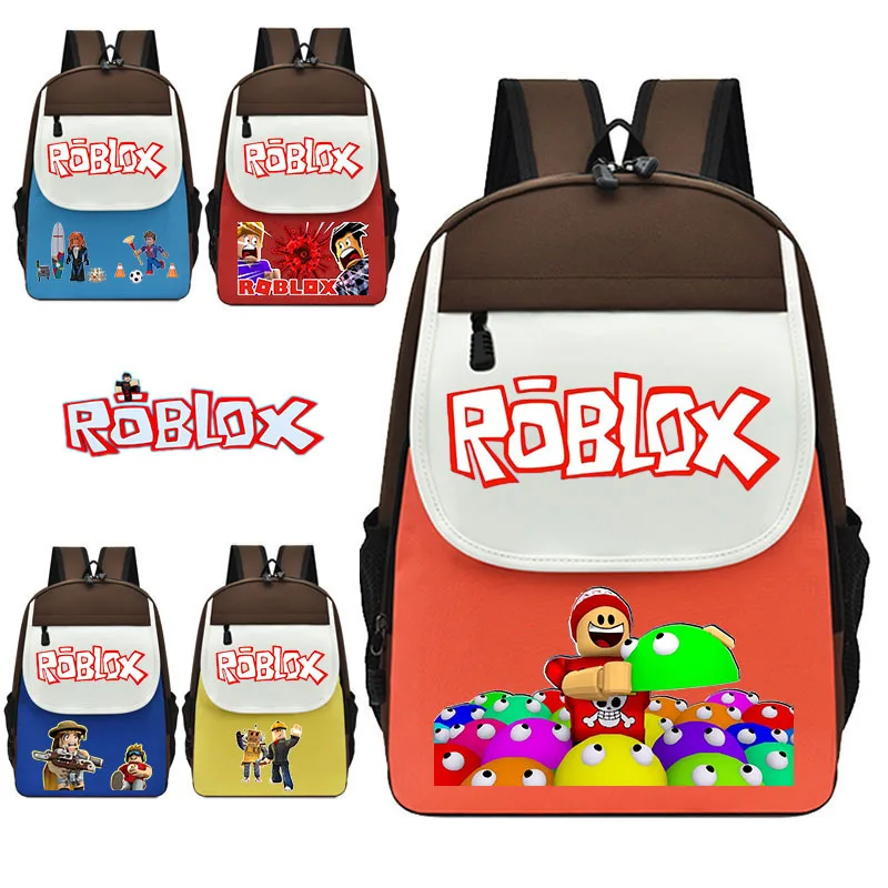 

Hot Sale Roblox Game Anime Classical Backpack Lightweight High School Work Back To School Gift Daypack Boys Girls Canvas Bags