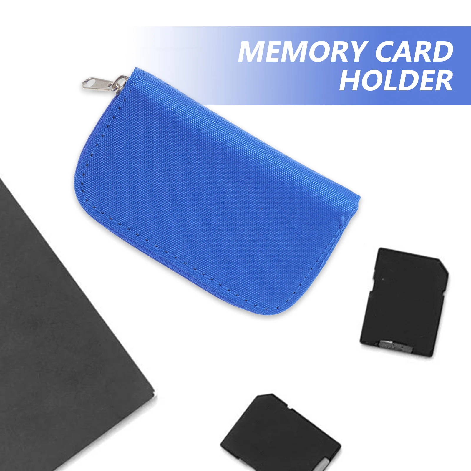 

Memory Card Storage Bag Portable Card Organizer 22 Slots Shockproof Zipper Case Travel Storage Memory Bag with Zipper