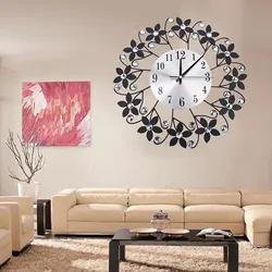 Modern Metal Wall Clock Crystal Home Office Decor Silent Metal Wall Clock