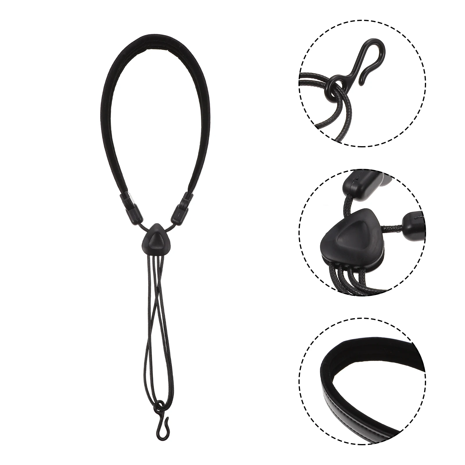 Универсальный шейный ремень для саксофона, 1 шт., сверхпрочный мягкий плечевой ремень с усиленной строчкой для комфорта длинных игр