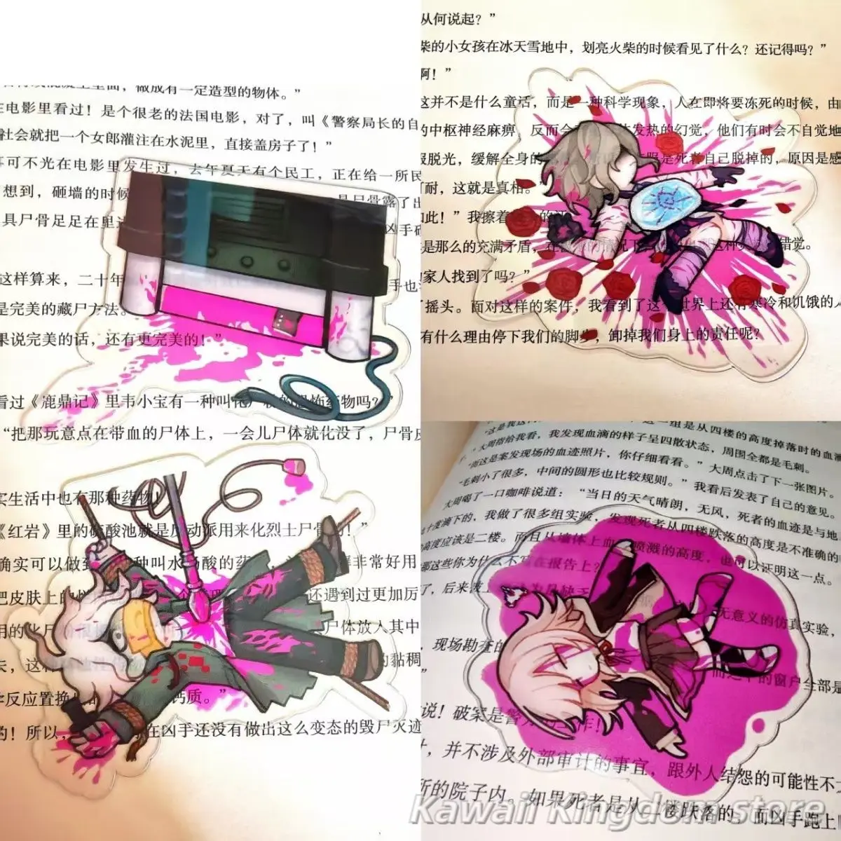 Danganronpa Nanami ChiaKi أنيمي تأثيري الاكريليك المرجعية بطاقة شفافة التقاط الصور مجموعة صور التميمة طالب المشجعين هدية