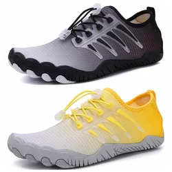 Summer Aqua Water Sneakers Men Women Breathable Mesh Outdoor Sports Shoes Woman Barefoot Sandals White Beach Swim Shoe Slippers