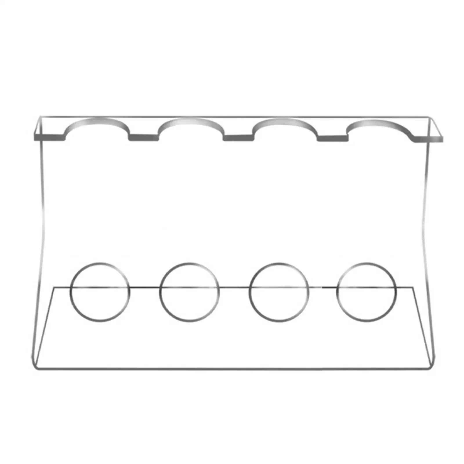 Cutlery Holder Transparent Organizer Acrylic Holder Spoon Rest Fork Spoon