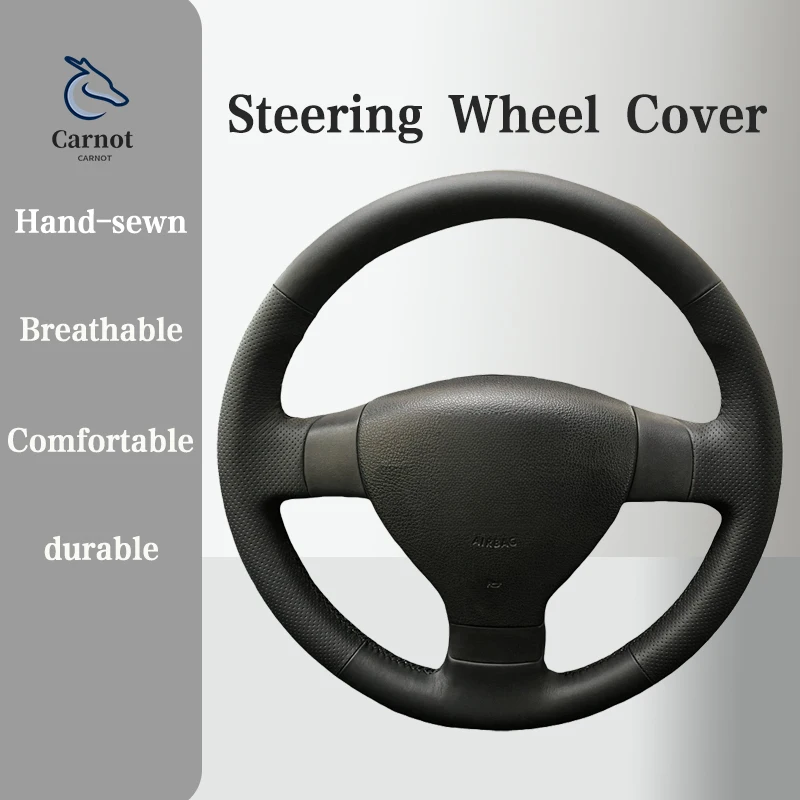 Cubierta de cuero de microfibra para volante de coche, accesorio Interior para Volkswagen Golf 5 Mk5 VW Passat B6 Jetta 5 Mk5