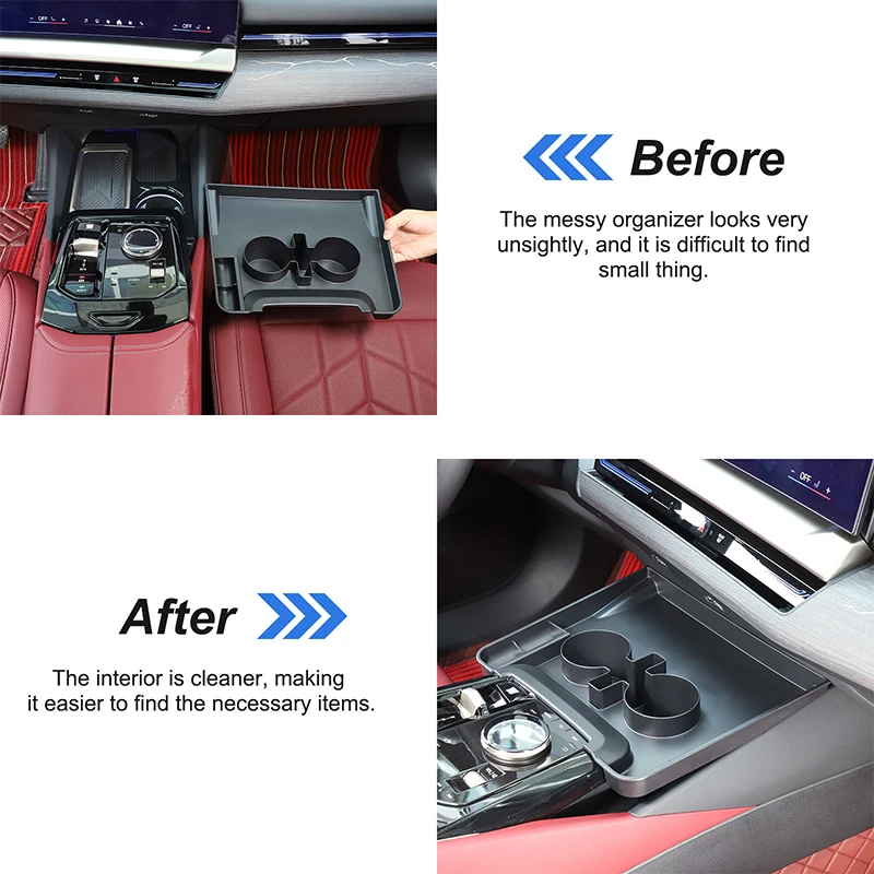 

Автомобильный органайзер для переключения передач с подстаканником, вставка для хранения, подстаканник, расширитель для BMW 5 серии G60 2024 2025, аксессуары