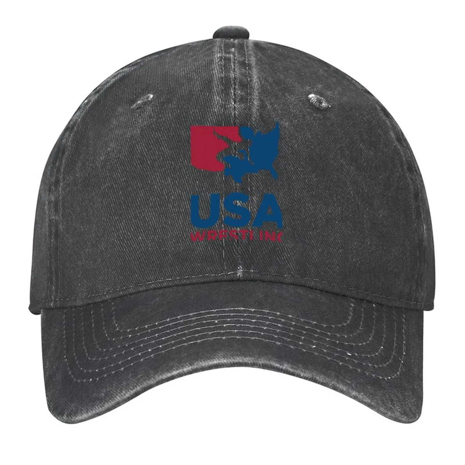 

USA Wrestling Baseball Cap custom Hat Mountaineering Sunhat luxury caps Women Beach Fashion Men's