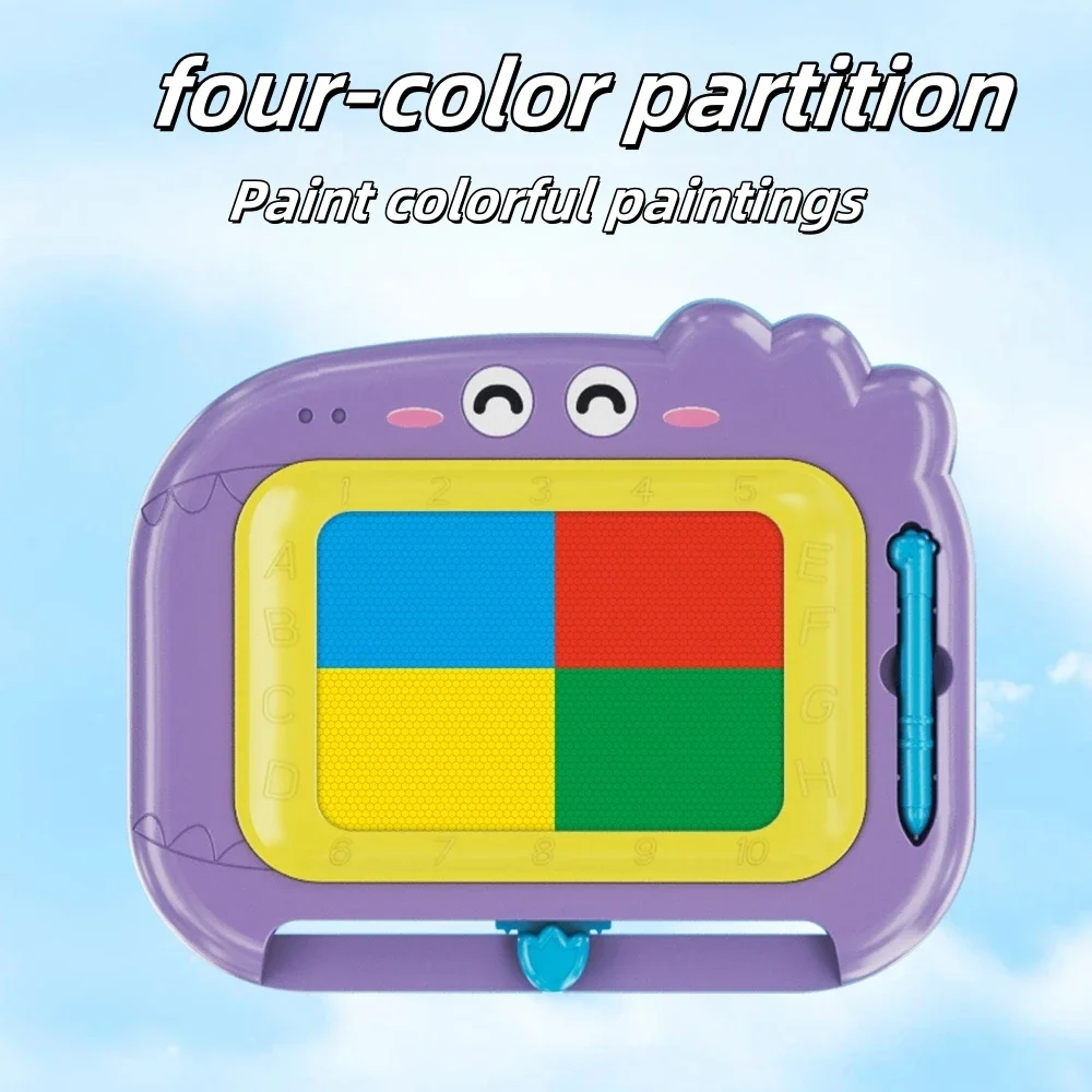 Children's early education colored drawing board erasable writing board graffiti toys puzzle boy and girl's ideal gift