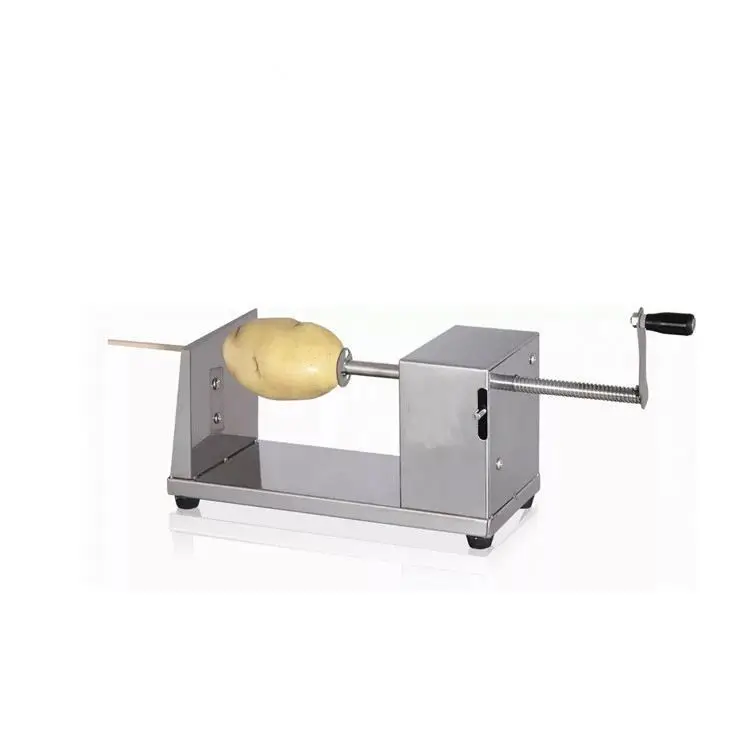 High quality Manual Spiral Slicer Extruded Potato Chips Making Machine