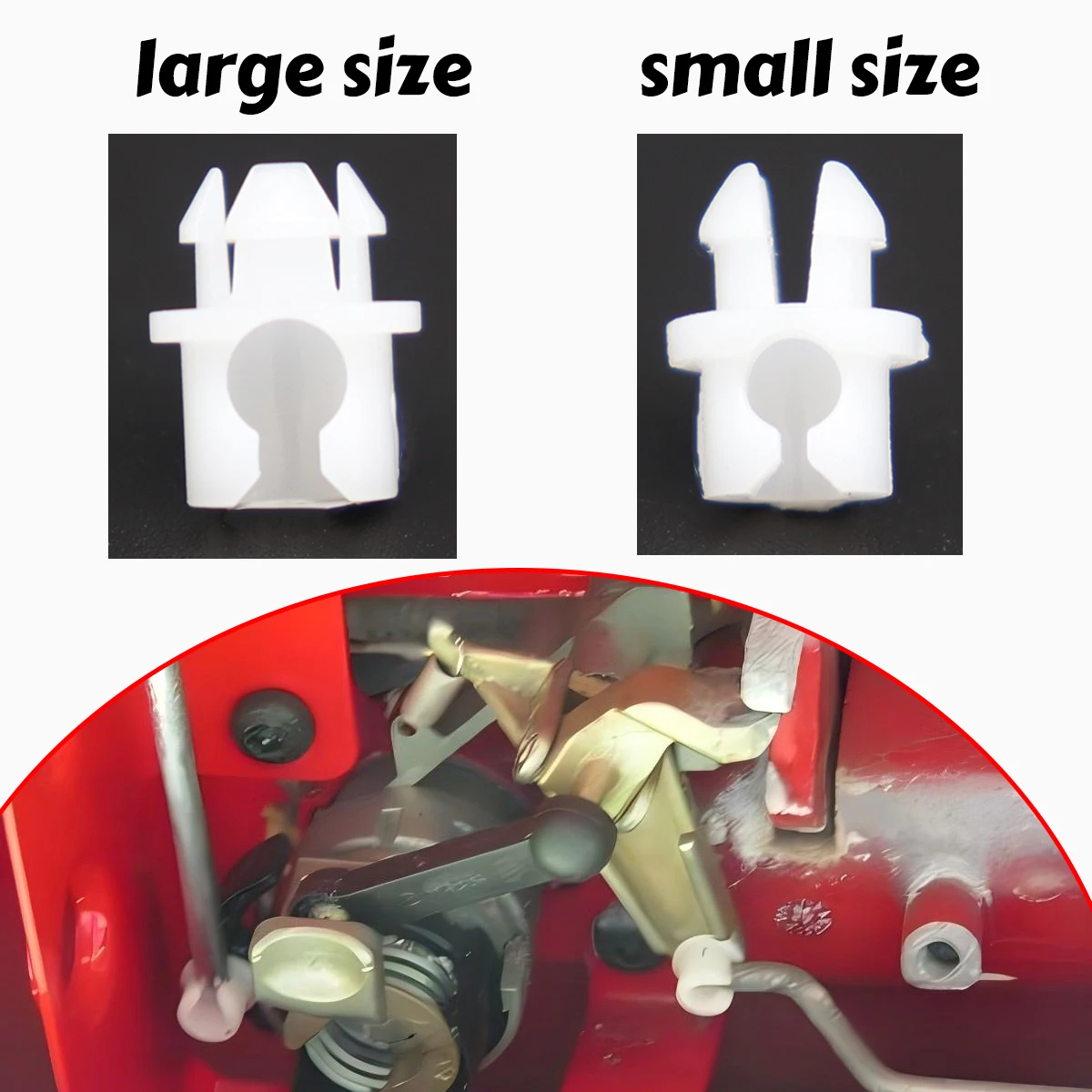 

For VW Caddy 2K 2004-2015 Front Door Linkage Clips Lock Connector Rod Latch Catch Accessories Interior Auto Fastener Parts Car