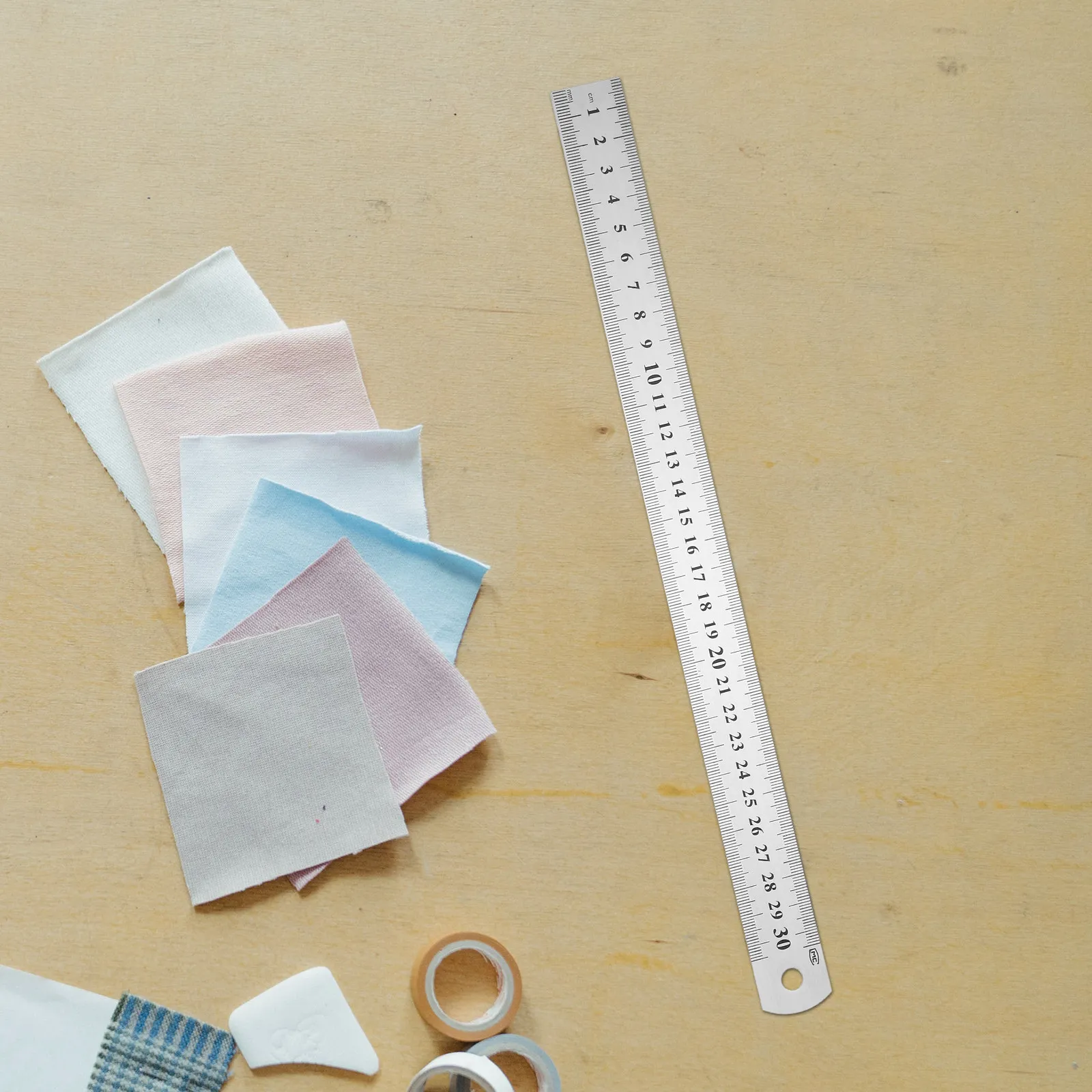 

Набор из 3 двусторонних стальных линеек для черчения и геометрических измерений, портативный металлический прямой измерительный инструмент для студентов, учителей, художников