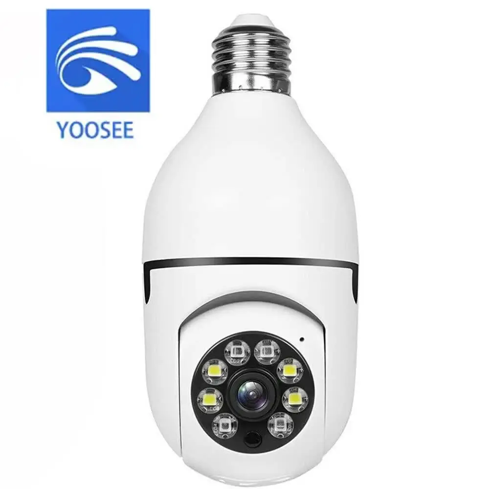 Carpbaba YS1 1080P E27 Bulb Surveillance Camera Anti-theft Outdoor Indoor Security Monitor Wireless WiFi Camera Night Vision 2MP