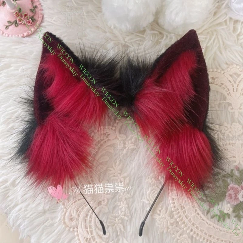 Love And Deepspace Valko Cosplay Set Wolf Ears Tail Styling Wig Glasses Halloween Rings Game Props For Comic Con Anime Party cos view 3