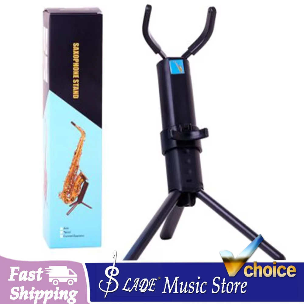 SLADE Alto Saxophone Stand LD231 Foldable Metal Tripod Portable Stable Professional Wind Instrument Support Bracket