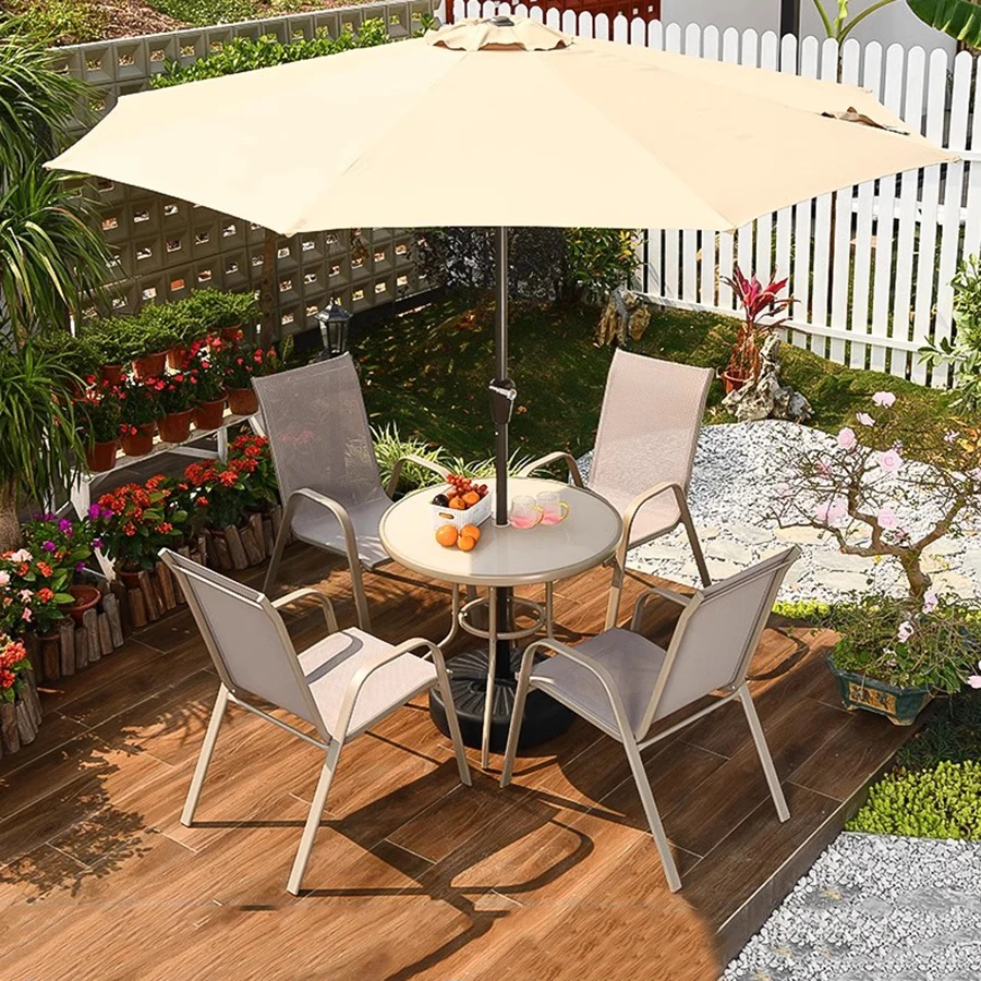 Nordic Outdoor Furniture Sets Unique Sectional Pool Patio Luxury Outdoor Furniture Set Backyard Waterproof Moveis Jardim Chairs