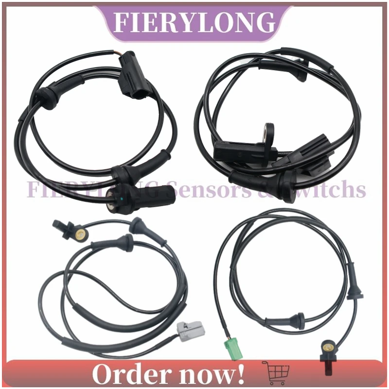 

4PCS 30773738 30773740 30773742 30773743 Front/Rear ABS Wheel Speed Sensor For Volvo S60 S80 V70 XC70 Car Spare Accessories
